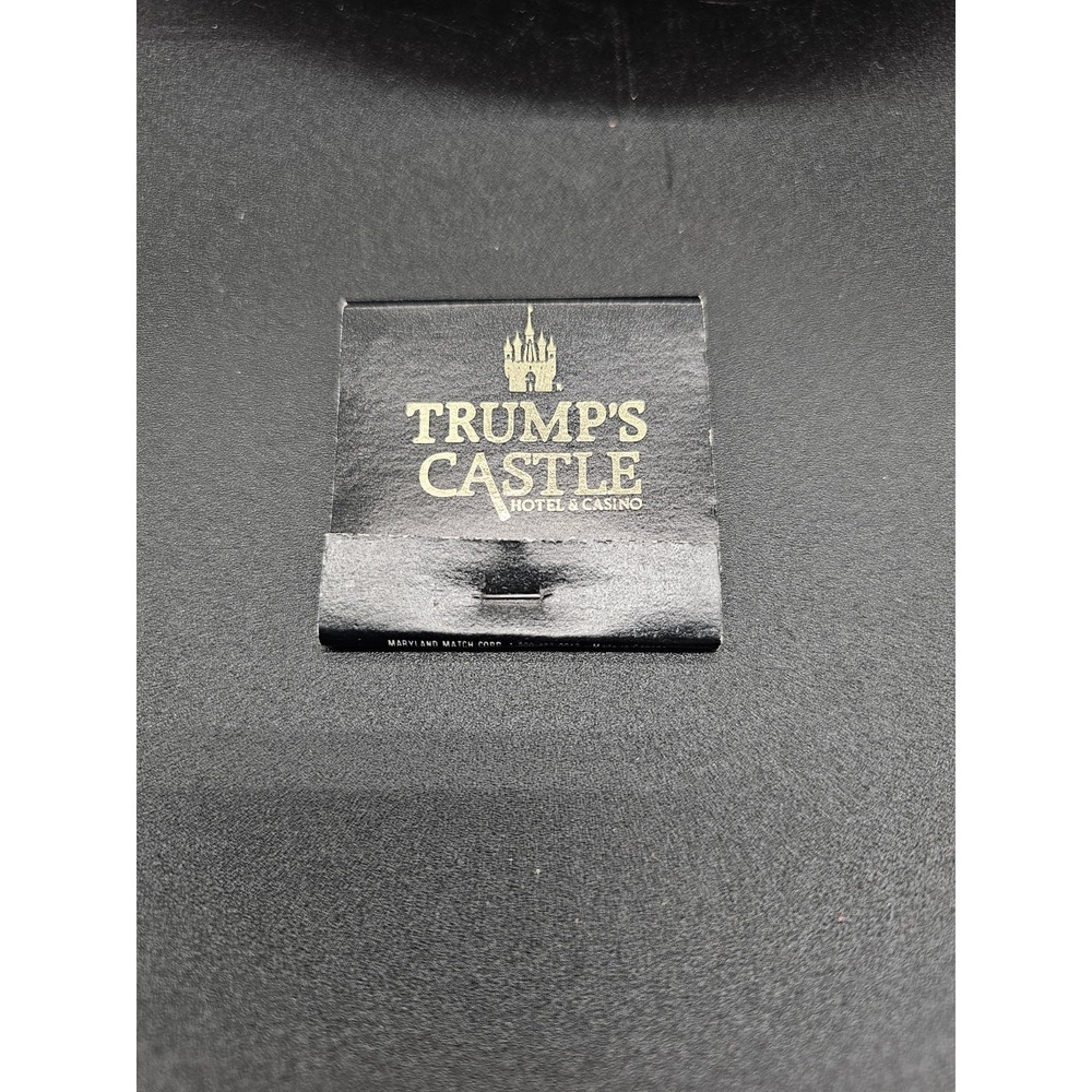 Vintage Matchbook Trump Castle Hotel & Casino Atlantic City Donald Trump‎